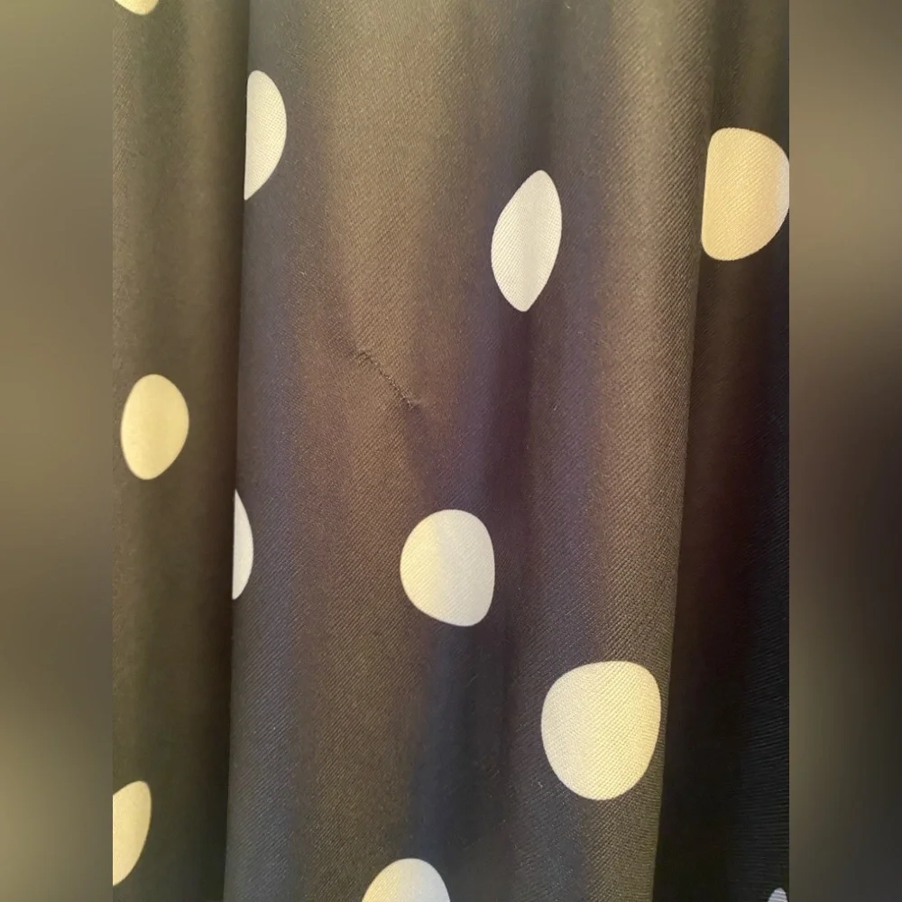 Zara Black and White Polka Dot Blouse - Picture 2 of 3